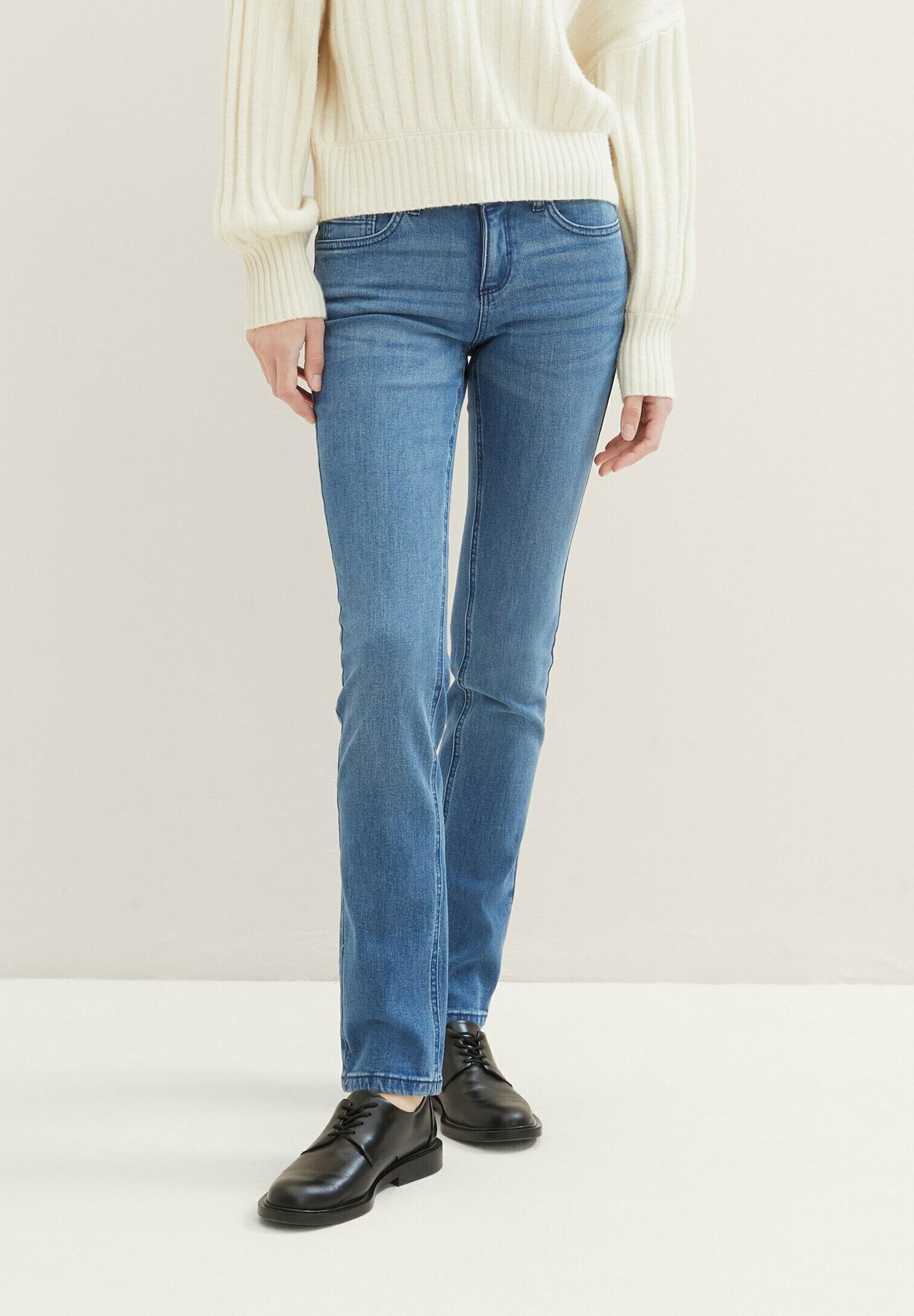 TOMMY TAILOR Alexa Straight Jeans Für Damen – Nachhaltige Denim-Hose In Dark Stone Wash