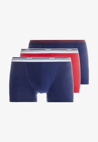 Selecionado, blue denim/red lave/blue denim