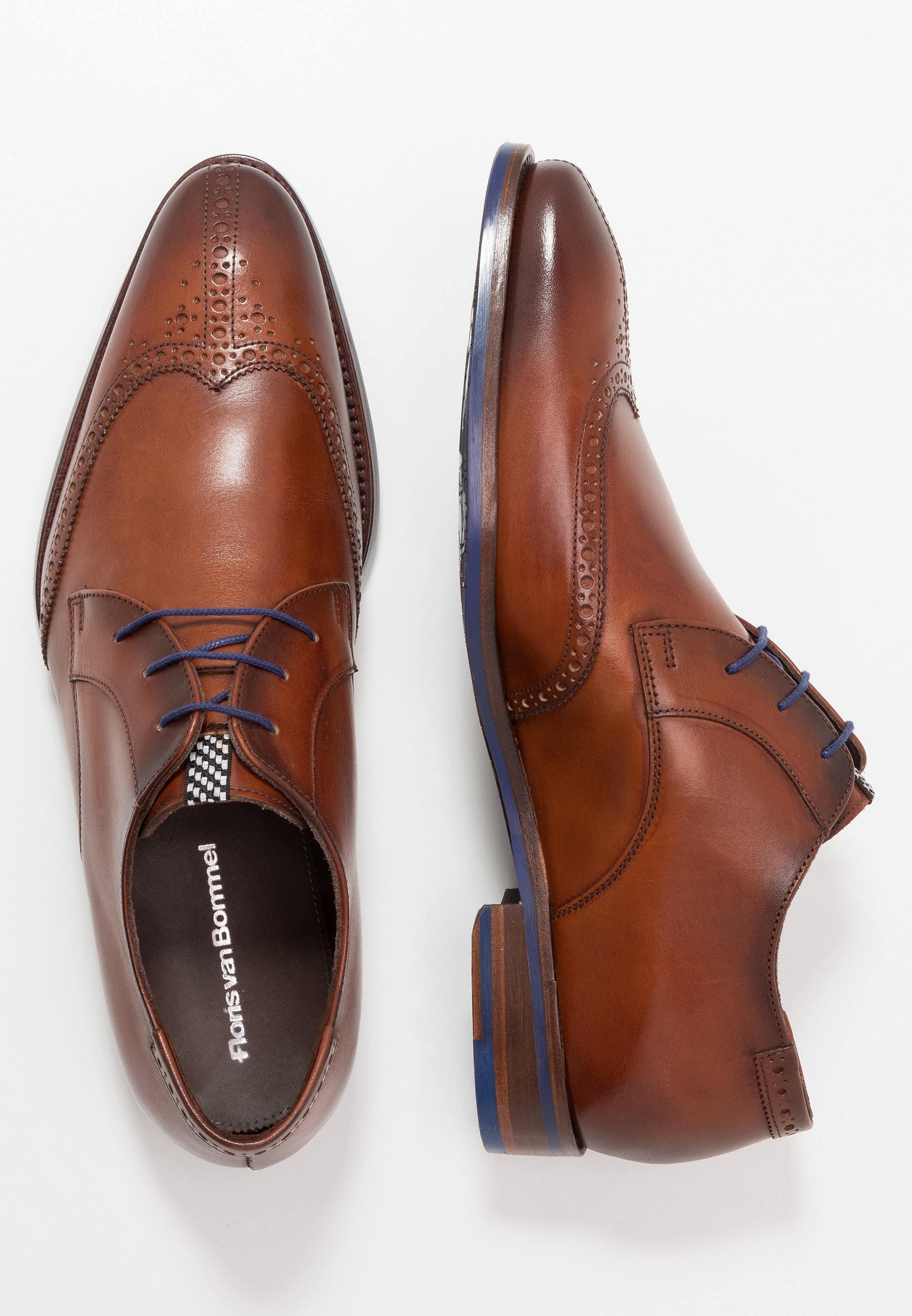 Floris van Bommel Pensko med snøring dark cognac Zalando.no Floris van Bommel Pensko med snøring dark cognac Zalando.no