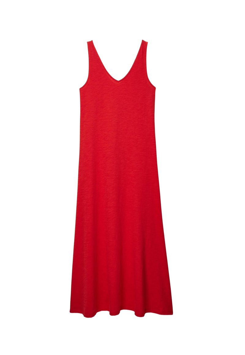 Monoprix UNIE Robe en jersey courge/rouge