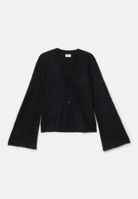 FLUFFY CARDIGAN - Gilet - ink black
