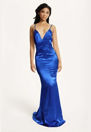 PLUNGE MAXI - Occasion wear - blue