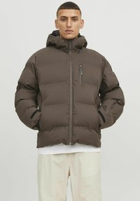 Jack & Jones - Talvitakki - seal brown Pienoiskuva 1