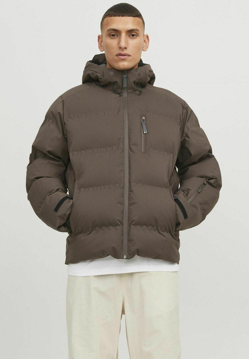 Jack & Jones - Talvitakki - seal brown, Suurenna