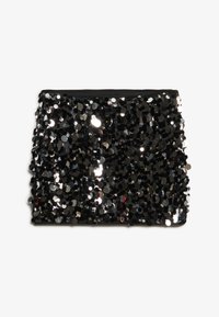 Superdry & Co SEQUIN DISC - Mini skirts  - silver black sequin