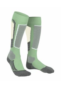 FALKE SK2 WOOL SKIING MEDIUM CUSHIONING - Calzettoni - quiet green