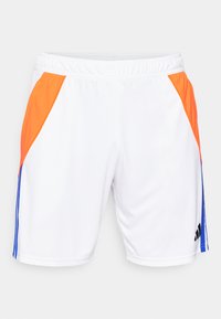 TIRO24 TRAINING SHORT - Träningsshorts - white/lucid blue/app solar red