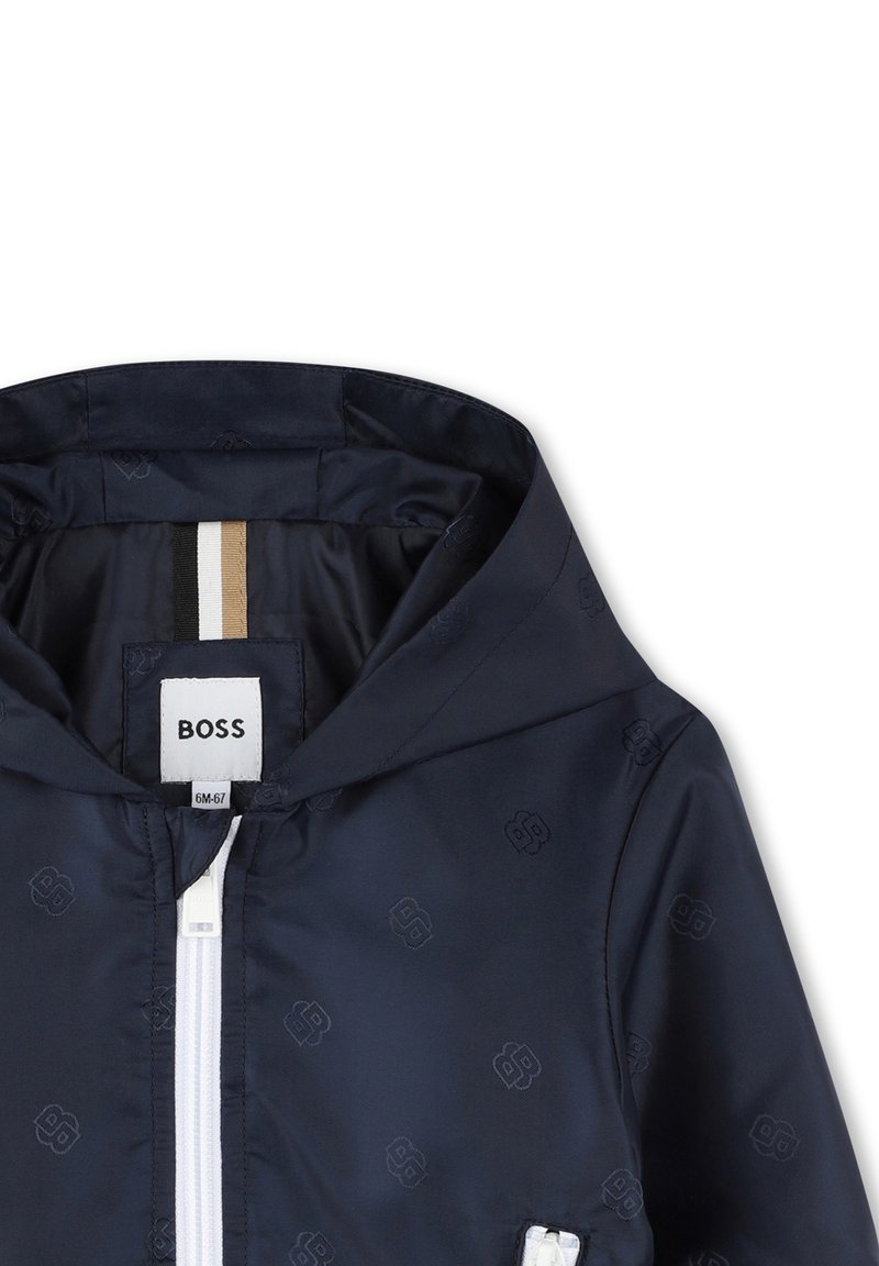 BOSS Kidswear COUPE-VENT À CAPUCHE Blouson bleu cargo/bleu