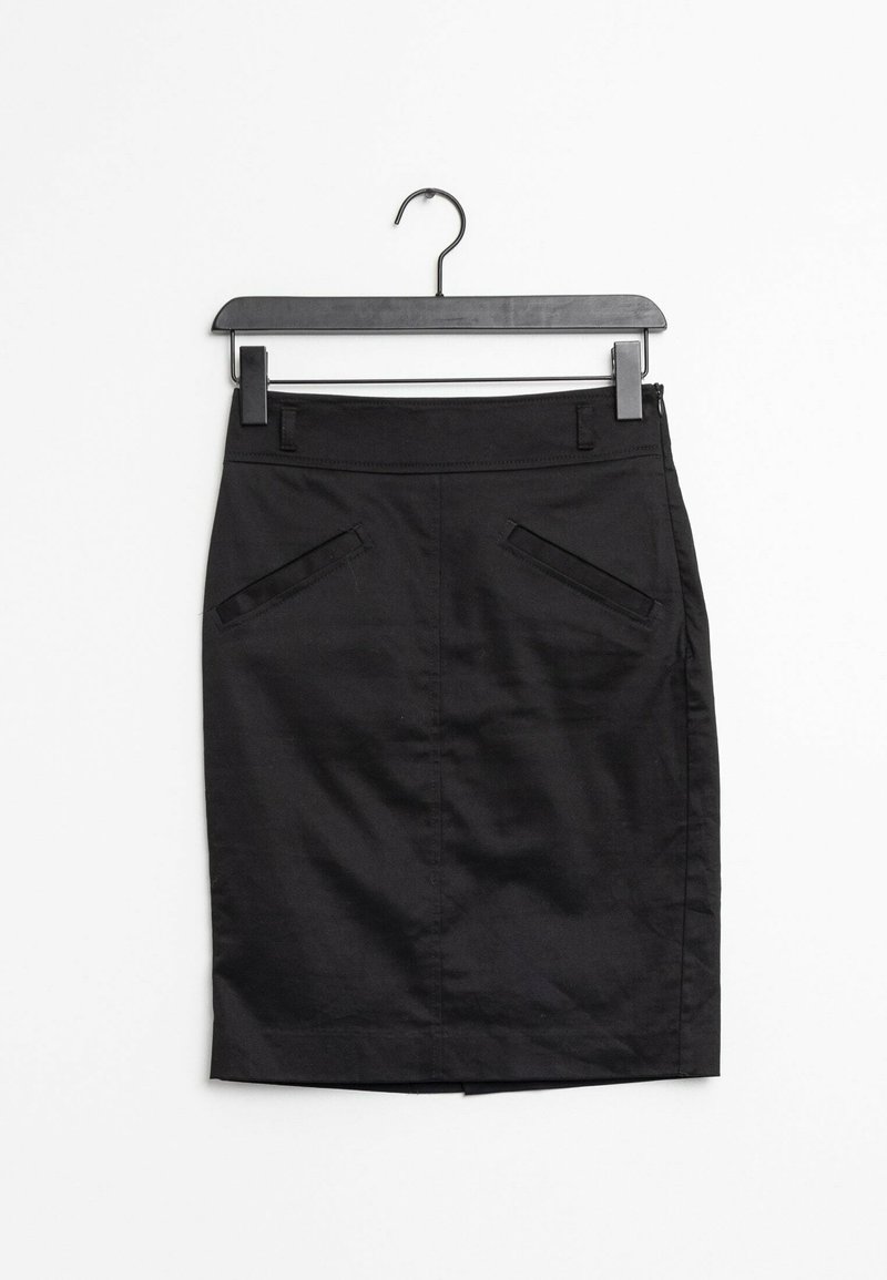 Mango Jupe crayon - black