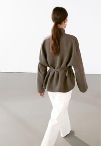 Massimo Dutti STAND COLLAR - Lichte jas - mottled brown