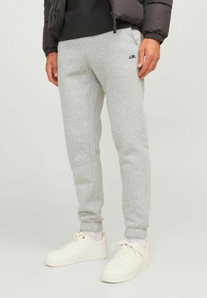 REGULAR FIT - Pantalones deportivos - light grey melange