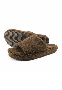 flip*flop HOME TEDDY - Mules - braun