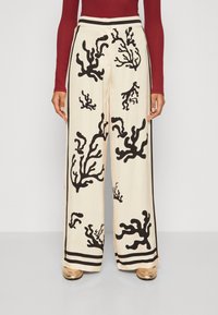 Malina BELLA PALAZZO PANTS - Hlače - white