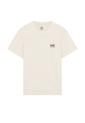 Lee, WORKWEAR CREW TEE - T-shirts print - ecru