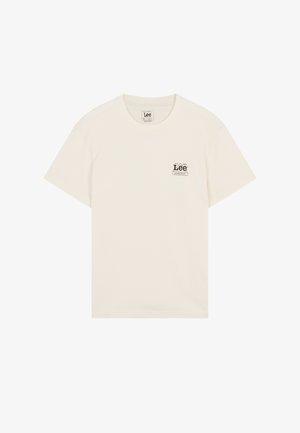 Lee, WORKWEAR CREW TEE - T-shirt imprimé - ecru