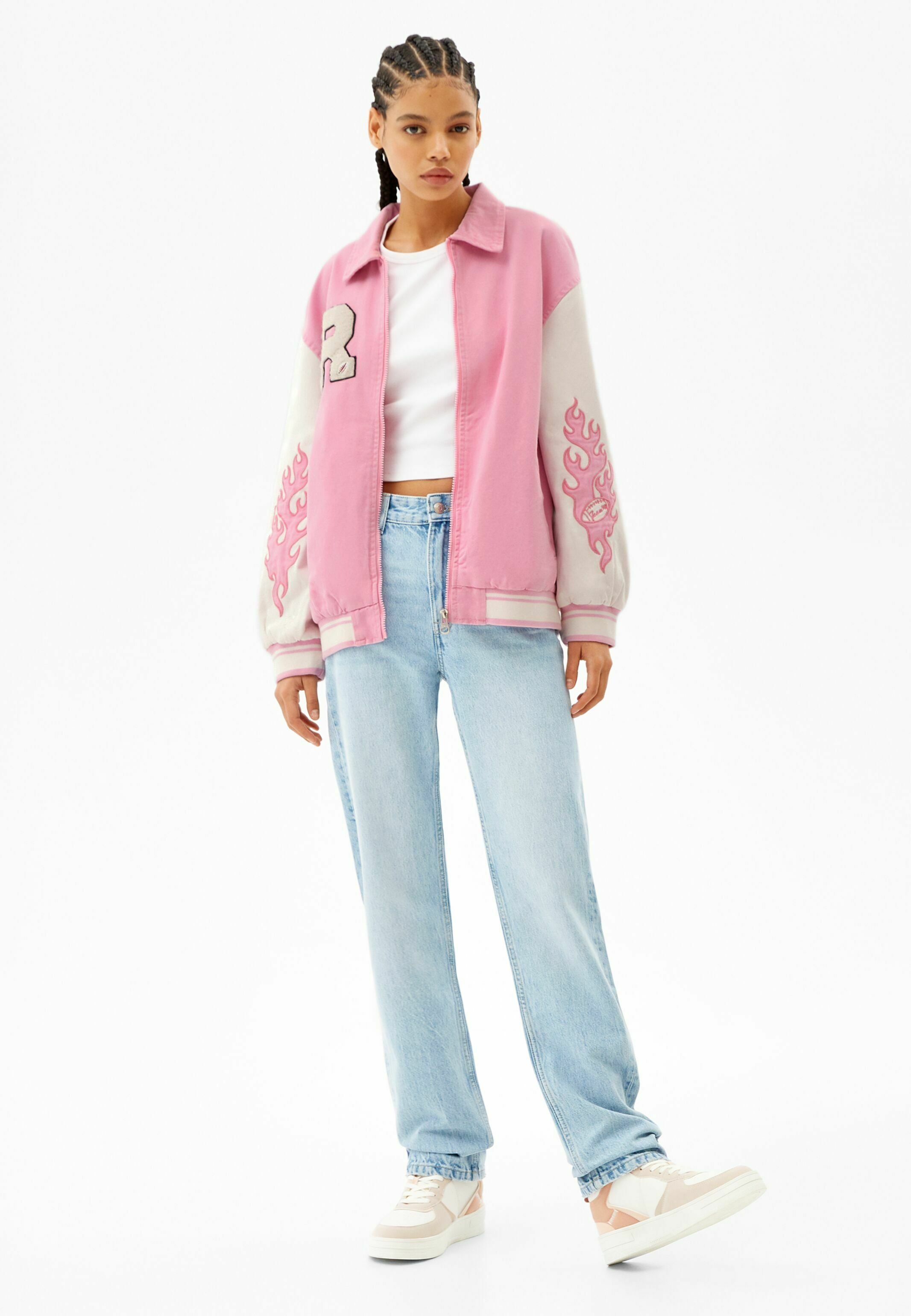 Bershka Giacca leggera - pink/fuxia - Zalando.it