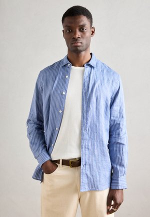 STRIPED REGULAR FIT SHIRT - Camicia - infinity/white