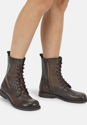 Felmini, STIEFELETTE - Schnürstiefelette - cuoio