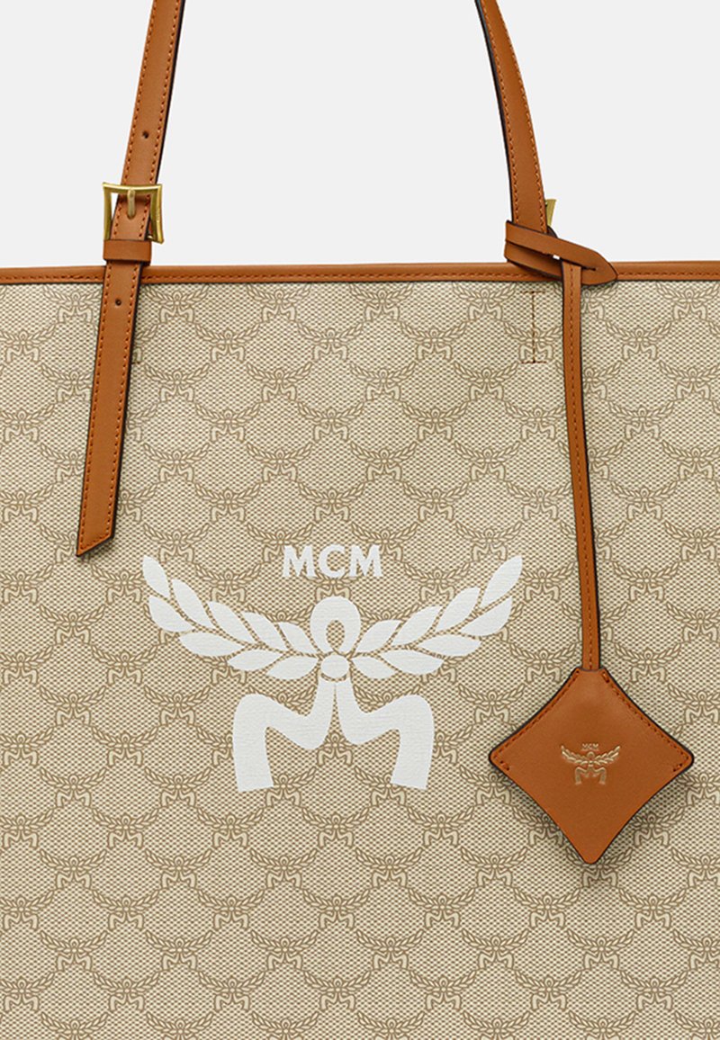 MCM HIMMEL LTS SHOPPER MED I9 ONE SIZE - Shopping Bag - oatmeal 