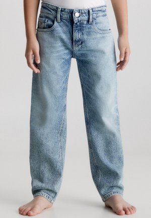Straight leg jeans - blue denim