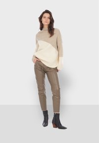 Oakwood GIFT - Leren broek - dark grey