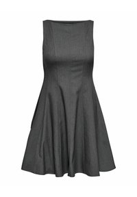 MIT SCHÖSSCHEN ONLUNITA KURZES - Robe de jour - dark grey melange