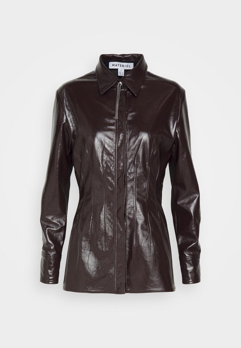 Materiel Overhemdblouse bordeauxrood