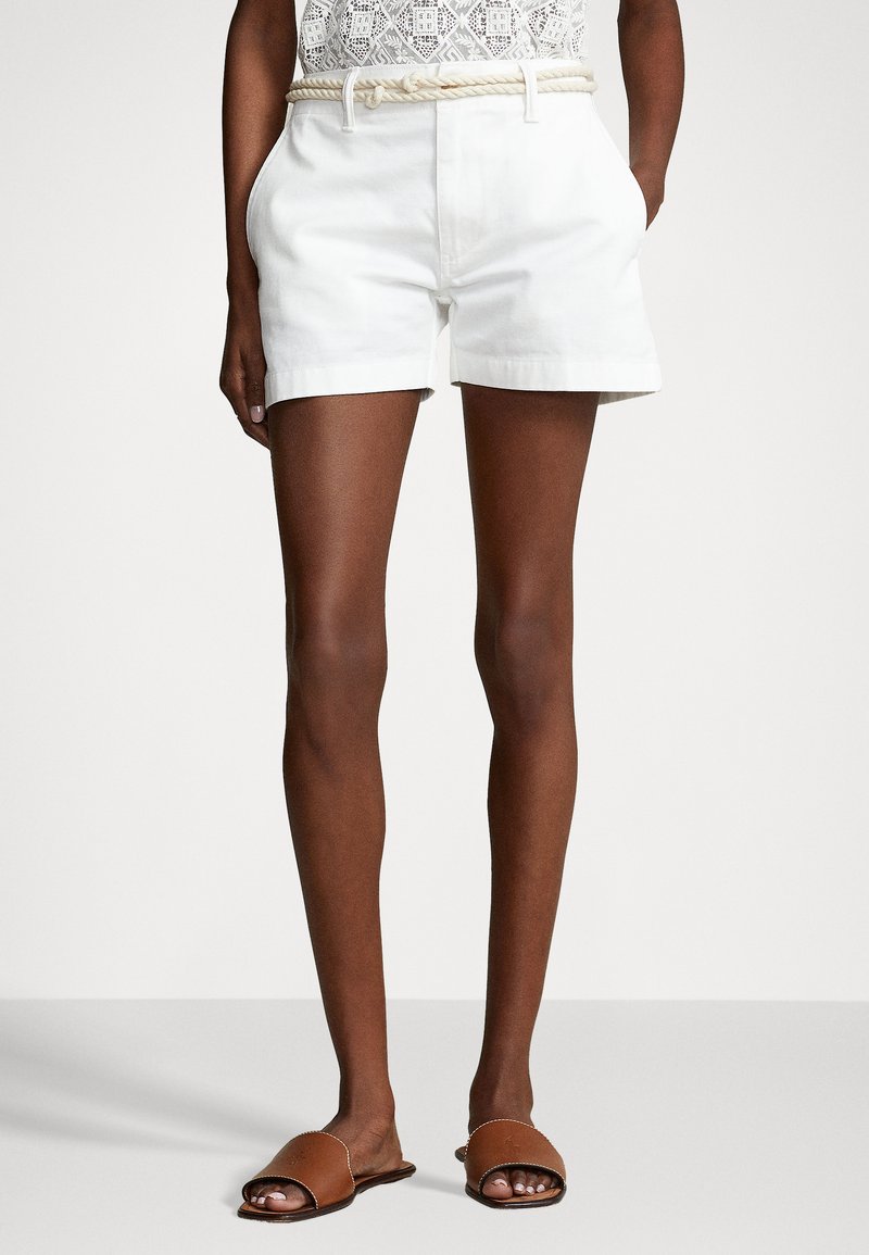 Polo Ralph Lauren FLAT FRONT Shorts white Zalando.co.uk