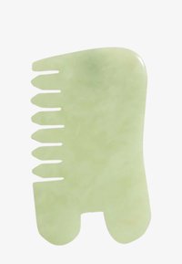 Earth Harbor - ISLAND JADE GEMSTONE GUA SHA + MASSAGING COMB - Skincare Tool Miniatyrbilde 1
