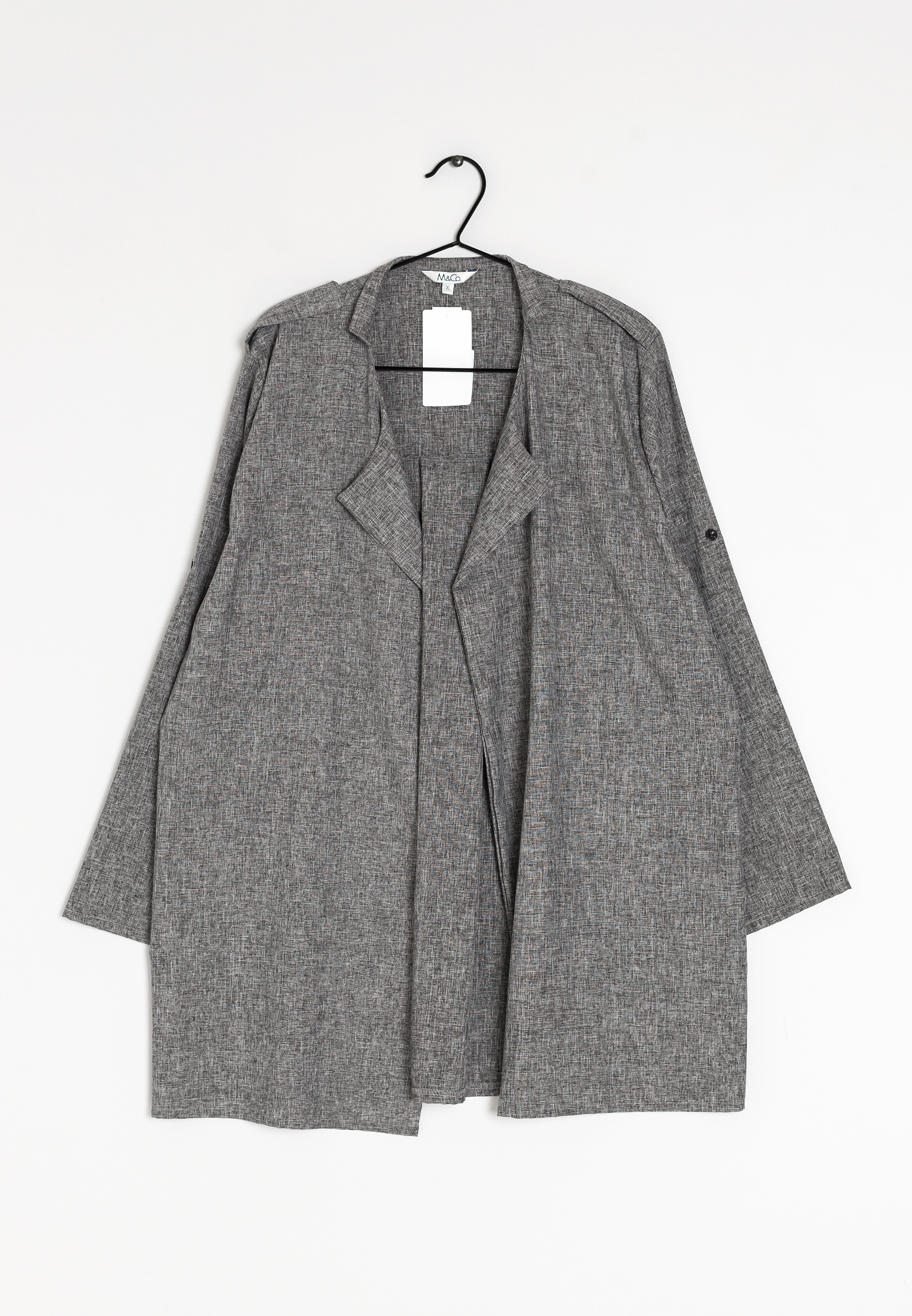 MAX\u0026Co. Halflange jas - grey/grijs - (Pre-owned) - Zalando.nl