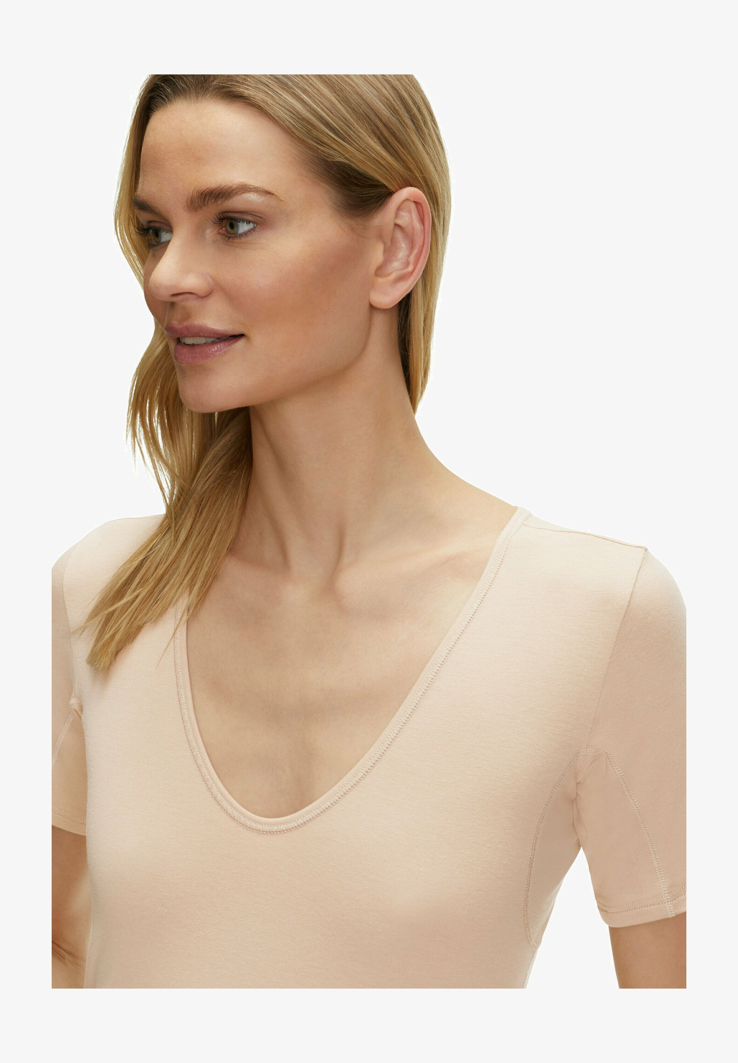 FALKE Donna Daily Climate Control Canottiera Scollo A V Con Tecnologia Outlast® - Termoregolante, Asciugatura Rapida, Cotone Egiziano, 1 Pezzo