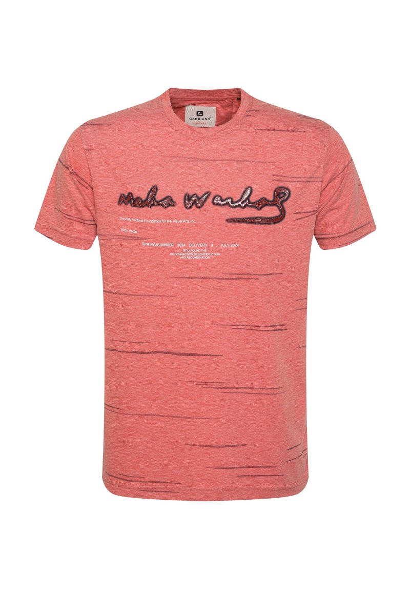 Gabbiano ROUND NECK - Apdrukāts T-krekls - pink