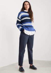 Seasalt Cornwall MOR PATH - Pantalon classique - navy maritime