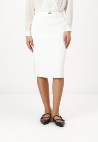 Elisabetta Franchi WOMEN SKIRT - Ceruzaszoknya - avorio