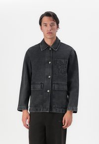 Marimekko POWERI UNISEX - Jakna iz džinsa - washed black