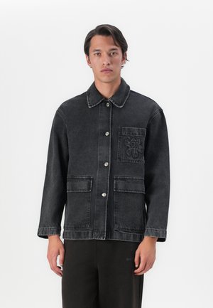 Marimekko POWERI UNISEX - Giacca di jeans - washed black