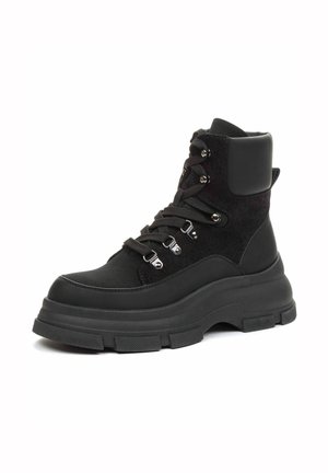 Gležnjače s vezicama - black