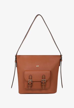 Hexagona, RONDA - Sac à main - marron cognac