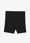 HIGH RISE BOOTY SHORTS - Κολάν - Παντελόνια - black