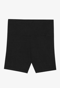 HIGH RISE BOOTY SHORTS - Leggings - Trousers - black