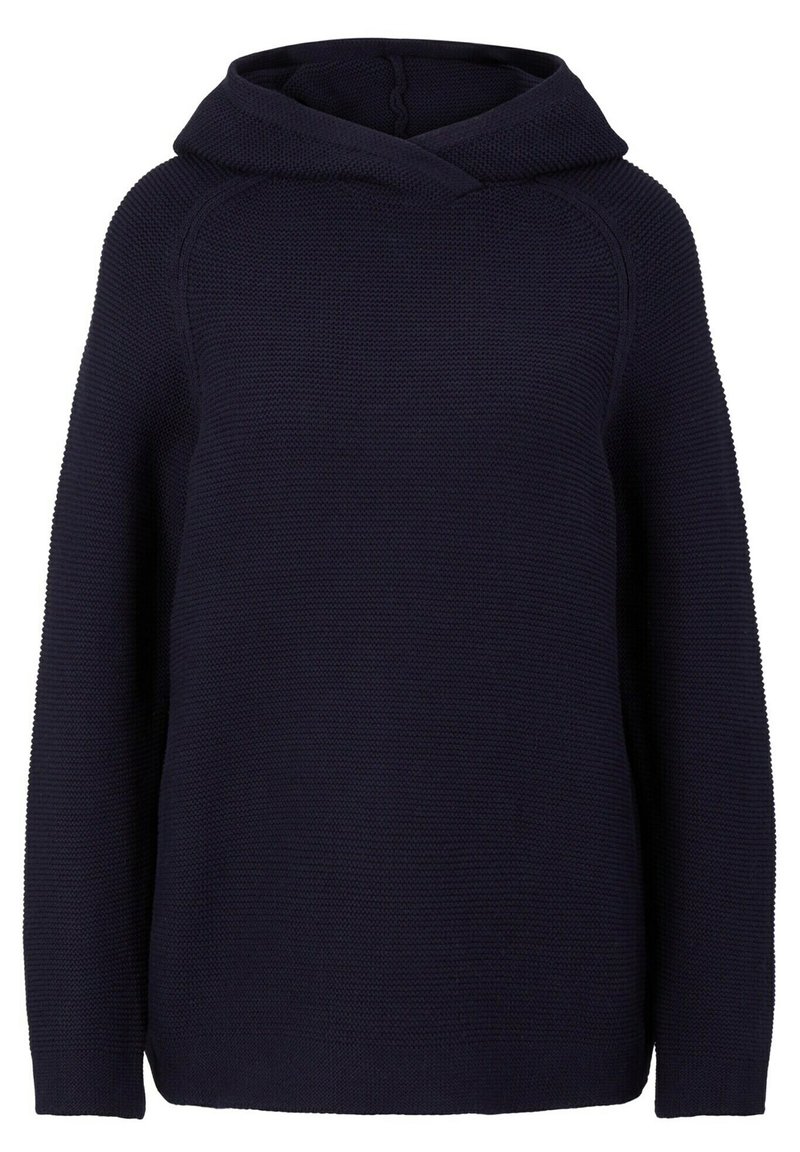 TOM TAILOR Felpa con cappuccio - rinsed denim