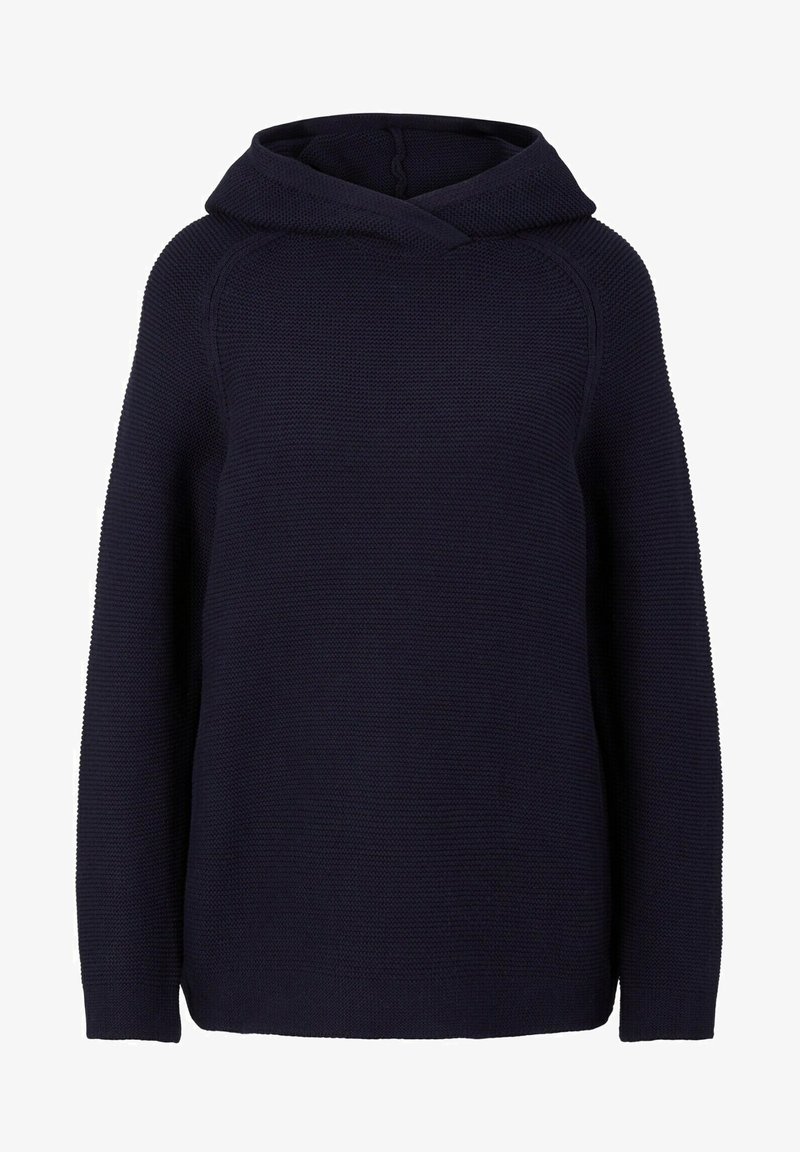 TOM TAILOR Felpa con cappuccio - rinsed denim