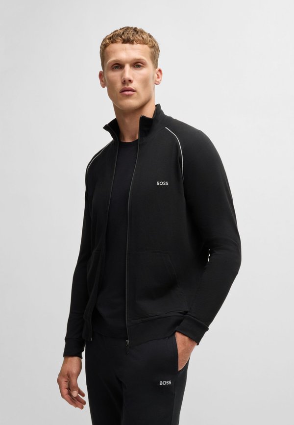MIX & MATCH ZIPPER , STRETCH - Zip-up sweatshirt - schwarz