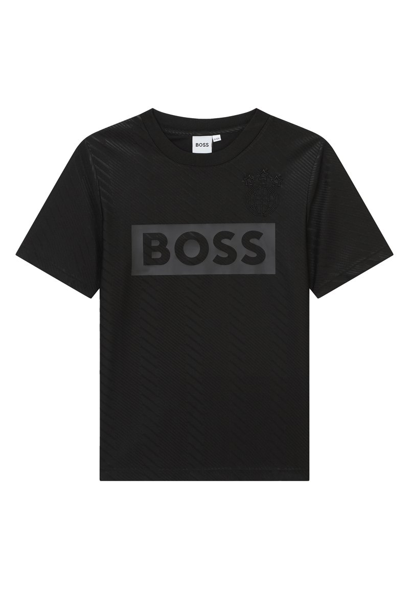BOSS Kidswear T-shirt print zwart BOSS Kidswear T-shirt print zwart