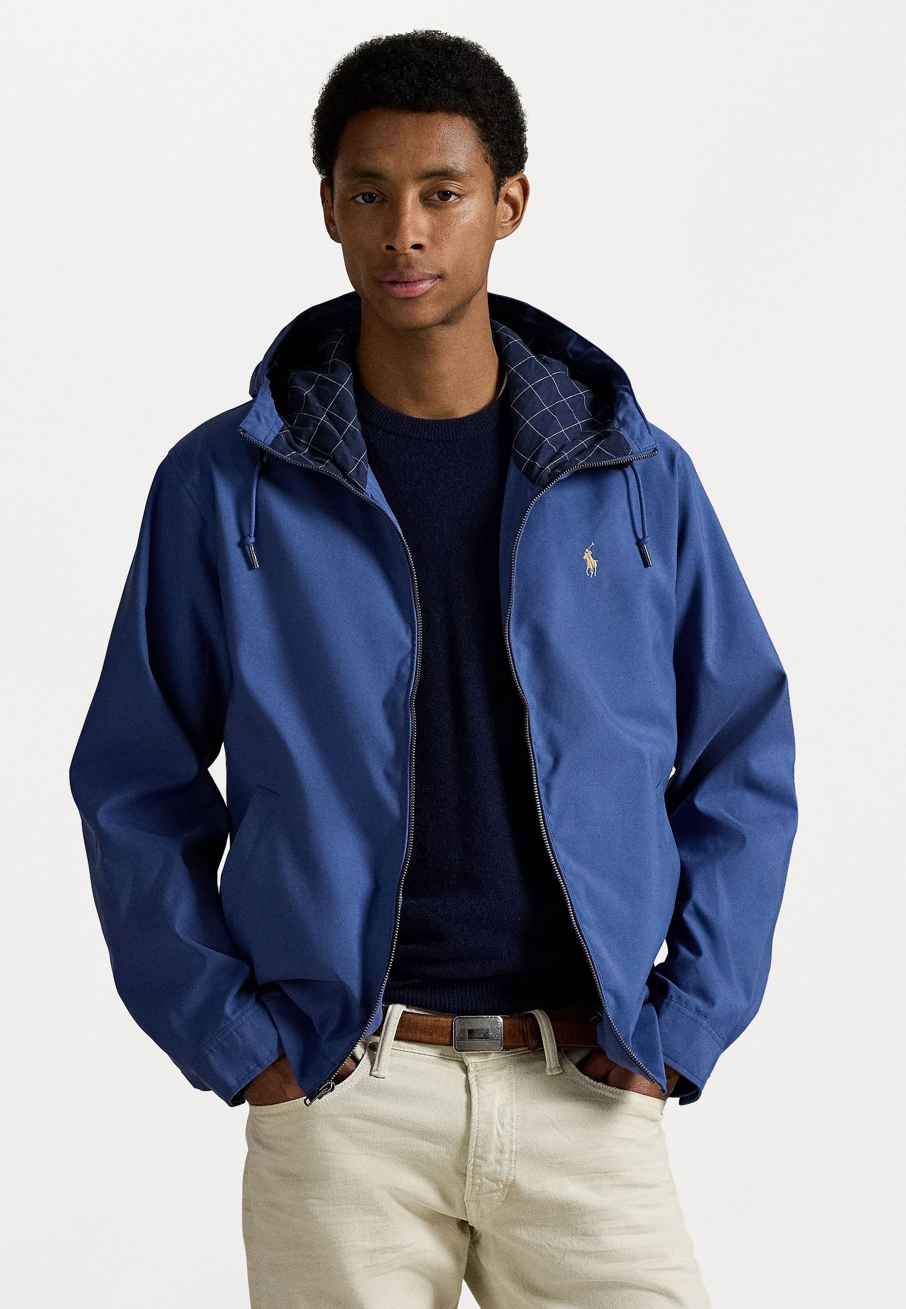 Polo Ralph Lauren TWILL HOODED JACKET Giacca a vento old royal