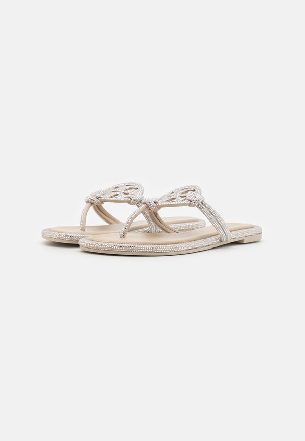MILLER KNOTTED PAVE - T-bar sandals - stone gray4