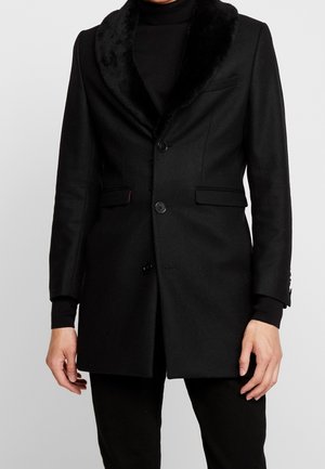 Klassischer Mantel - black