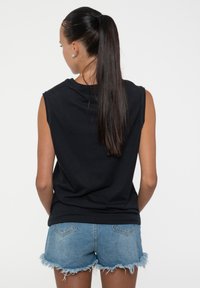 Paradiso Clothing BOB MARLEY B&W PORTRAIT MUSCLE - Top - black