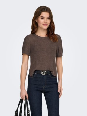 T-shirt basic - chocolate brown