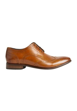 BROGUES - Zapatos con cordones - tan